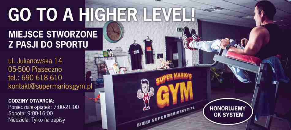 SUPER MARIO'S GYM - fitness PIASECZNO siłownia PIASECZNO